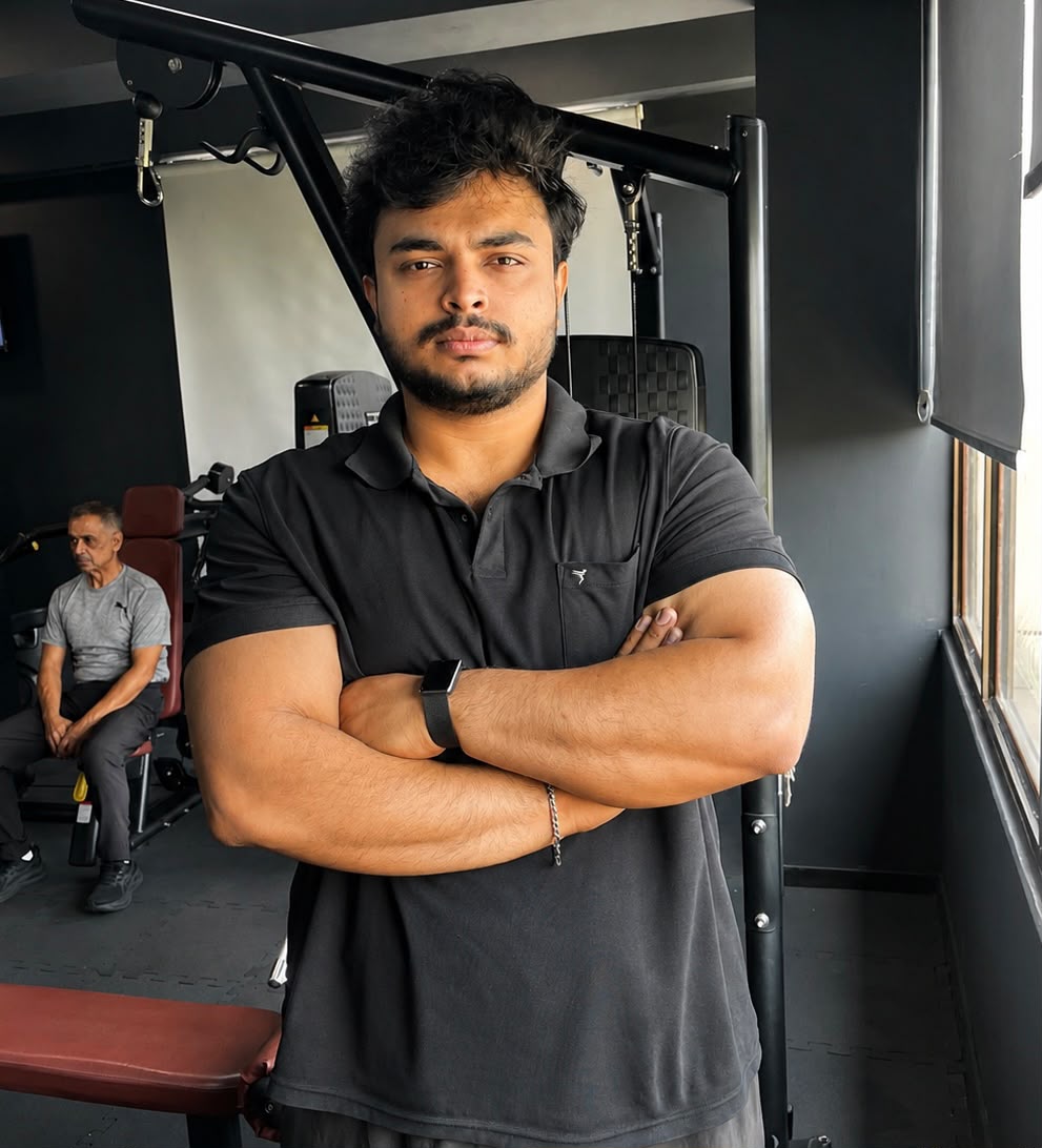 Luvv Borana, powerlifting trainer at Revolution Fitness Jodhpur
