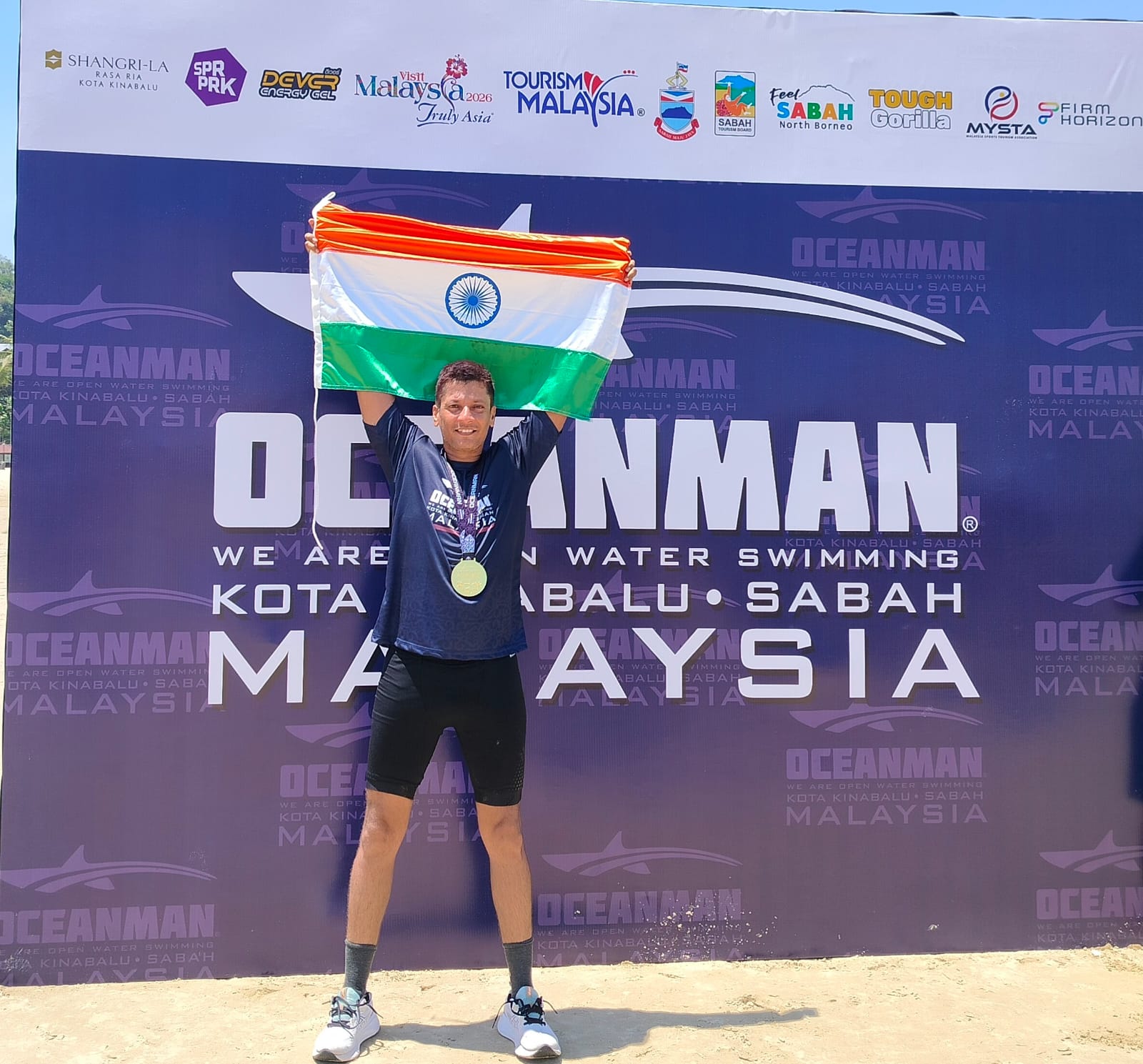 Sandeep Tak, founder and head trainer at Revolution Fitness Jodhpur, Ironman and Oceanman finisher