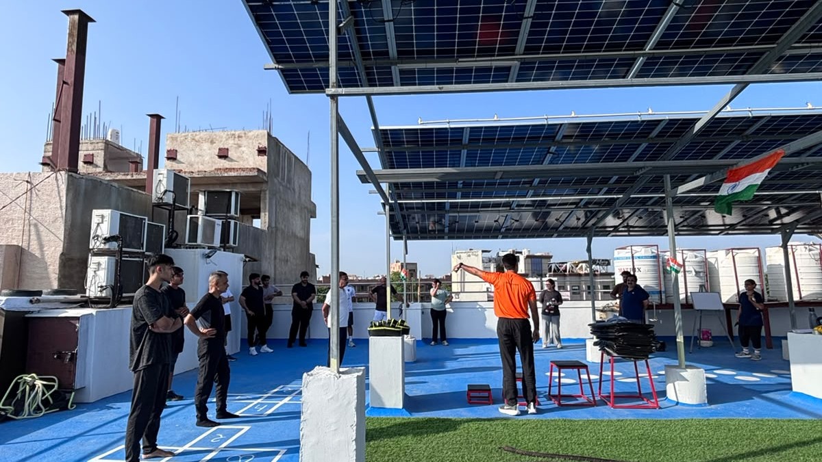  Open terrace training space at Revolution Fitness Jodhpur